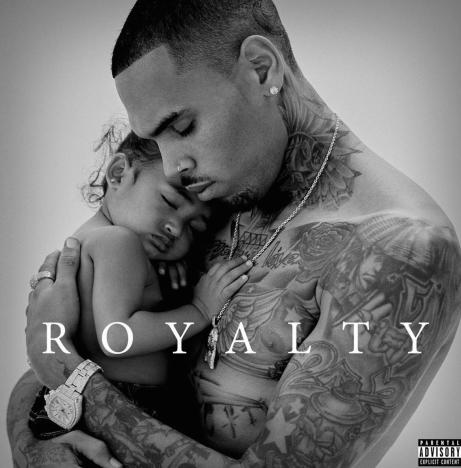 Chris Brown Cradles Daughter on New Album Cover
